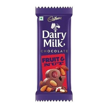 Cadbury Dairy Milk 35Gm, Fruit And Nut, 144 Pieces Per Carton